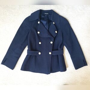 Ellen Tracy Blazer Navy Blue